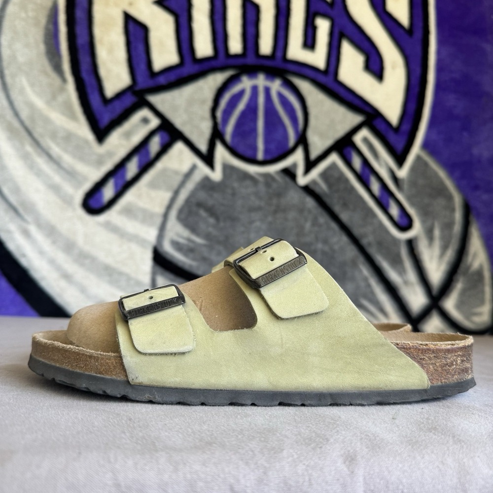 Size 42/M9 - Birkenstock Arizona Green Leather Slide